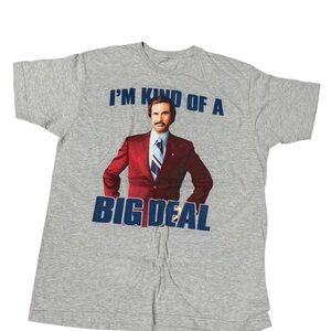 I'm Kind of a BIG DEAL Anchorman Legend of Ron T-Shirt Adult Tee Size L